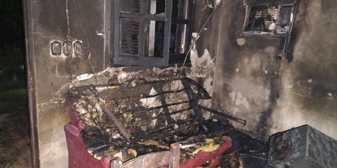 Falleció un hombre de 62 al incendiarse la casa donde vivía