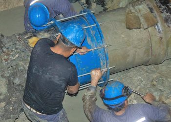 Corte del servicio de agua potable hasta la medianoche en la zona céntrica
