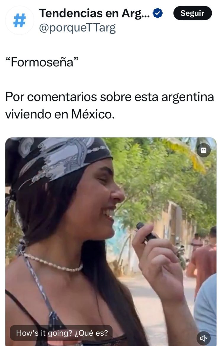 El reportaje que influencer yankee Dustin Luke le hizo a una formoseña fue trending topic en Twiter