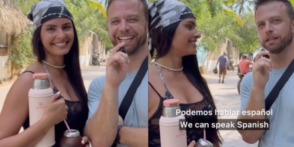 El reportaje que influencer yankee Dustin Luke le hizo a una formoseña fue trending topic en Twiter