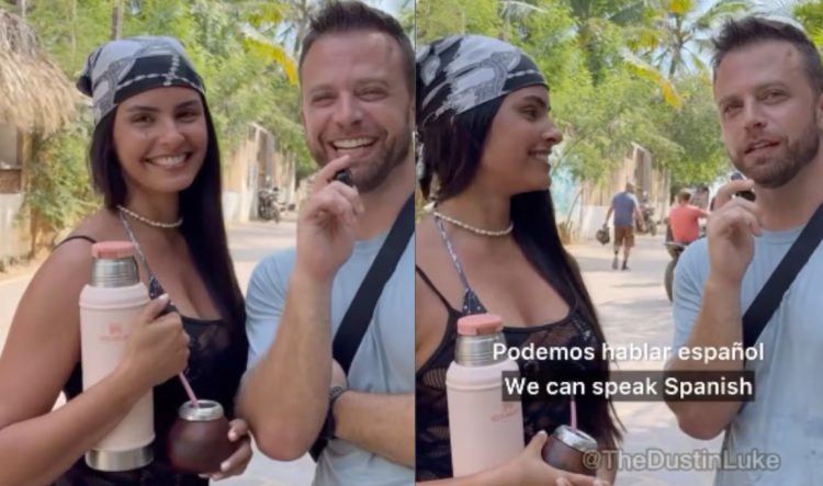 El reportaje que influencer yankee Dustin Luke le hizo a una formoseña fue trending topic en Twiter