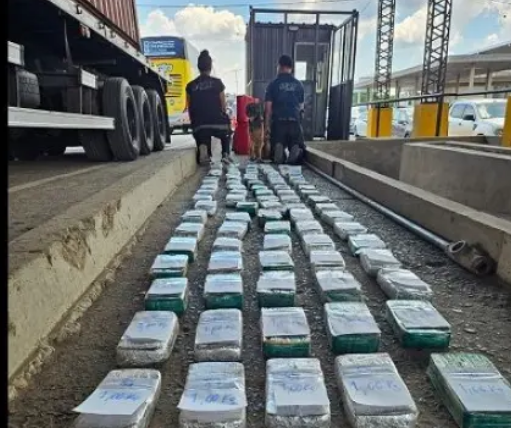 Histórico secuestro de droga en Clorinda: 92 kilos de cocaína