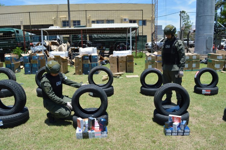 Gendarmería decomisó mercadería de contrabando valuada en más de $187 millones