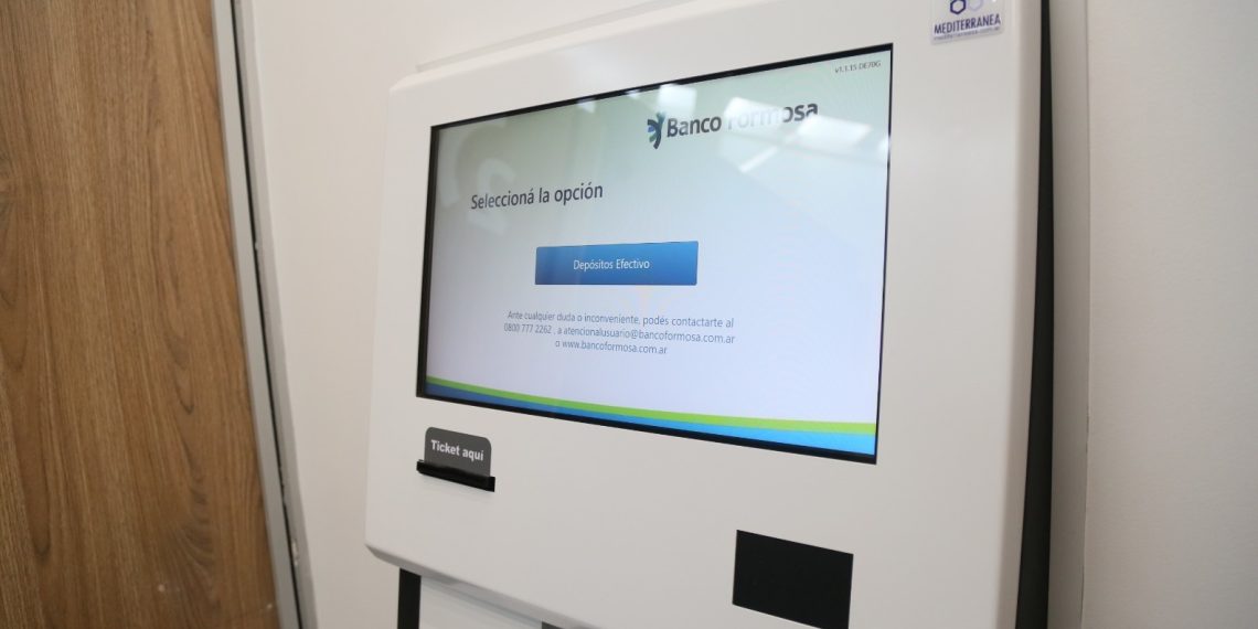 Banco Formosa amplía las opciones para depósitos: terminales disponibles 24/7 con acreditación inmediata