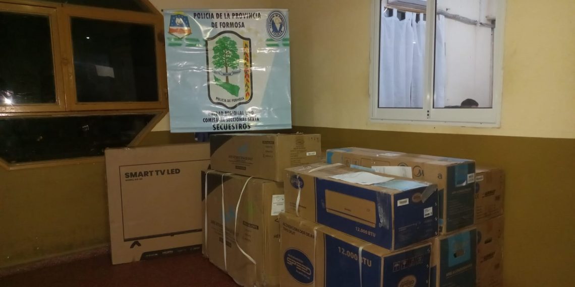 La Policía decomisó aires acondicionados «paraguayos» por $ 10 millones de pesos