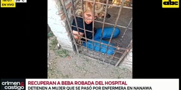 Demoran en Nanawa a una mujer de Laguna Blanca que habría robado un bebé de dos días pasa «pasarlo» a nuestro país (videos)