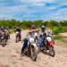 Eber Solís recorrió el extremo oeste en moto