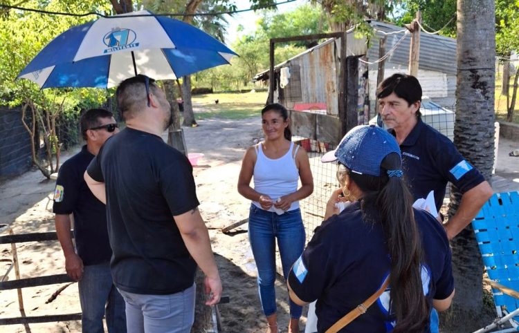 Marcelo Sosa llevó su programa de servicios barriales a vecinos de la zona de Virgen del Carmen