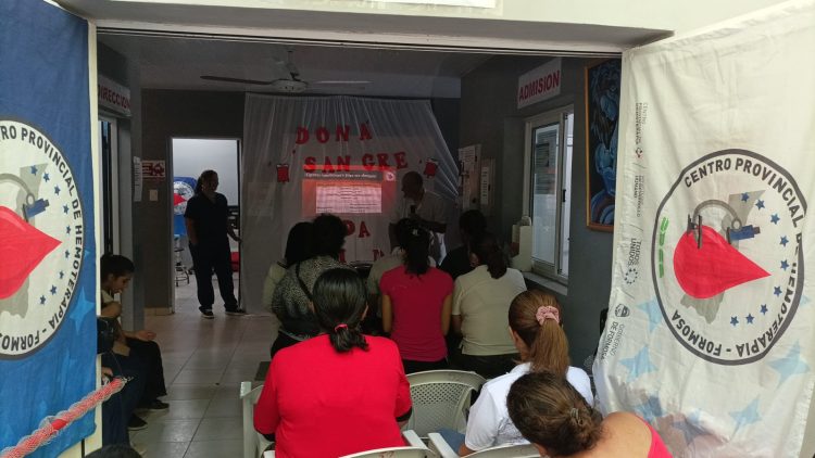 El Centro Provincial de Hemoterapia concientiza e invita donar sangre con capacitaciones en diversas localidades