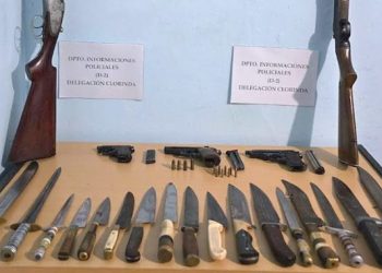 Armas robadas del despacho del juez: Hubo allanamientos y se detuvo a dos personas vinculadas al ilícito