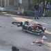 Automovilista chocó a motociclista y se fugó