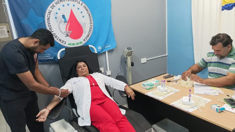 El Centro Provincial de Hemoterapia concientiza e invita donar sangre con capacitaciones en diversas localidades