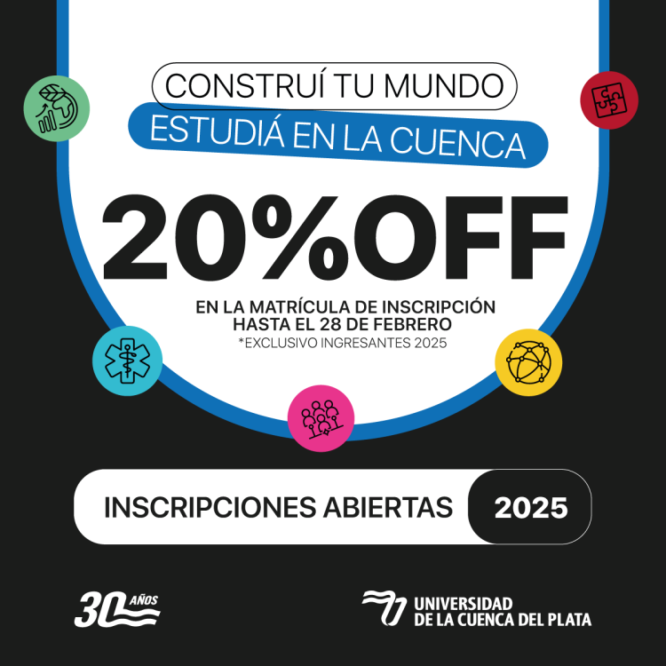 Con un 20% de descuento durante febrero, la UCP continúa con sus inscripciones