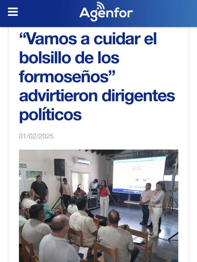 Limpia Concepción Ruíz Díaz fue denunciada por ingresar paraguayos a elecciones de Formosa