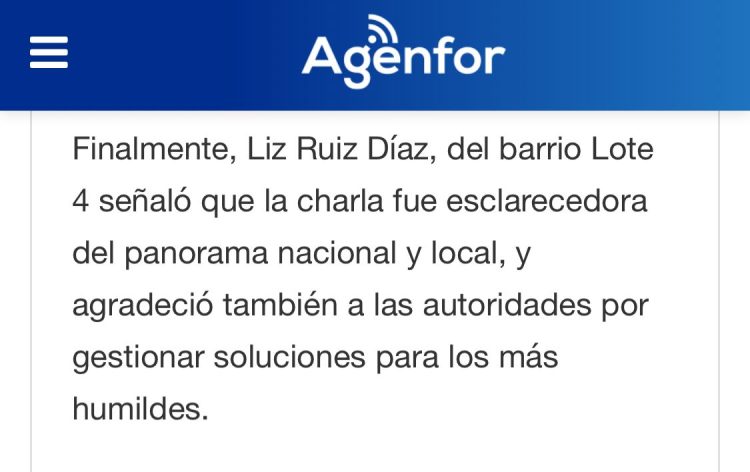Limpia Concepción Ruíz Díaz fue denunciada por ingresar paraguayos a elecciones de Formosa