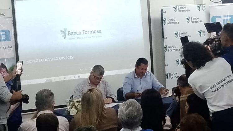 Banco Formosa firmó convenio con la Caja de Previsión para capacitar a jubilados en herramientas financieras