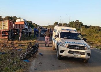 Un camión chocó y mató a motociclista en la ruta 3 cerca de Tres Lagunas