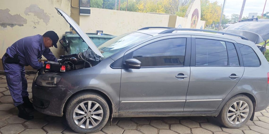 Un automóvil robado en Santa Fe fue detectado en Clorinda