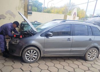 Un automóvil robado en Santa Fe fue detectado en Clorinda