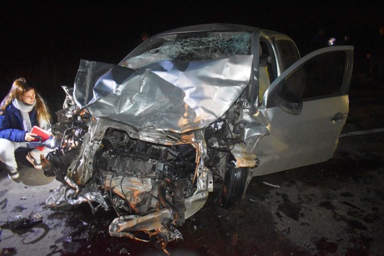 Un choque frontal entre dos autos en la ruta 86 dejó como saldo una víctima fatal