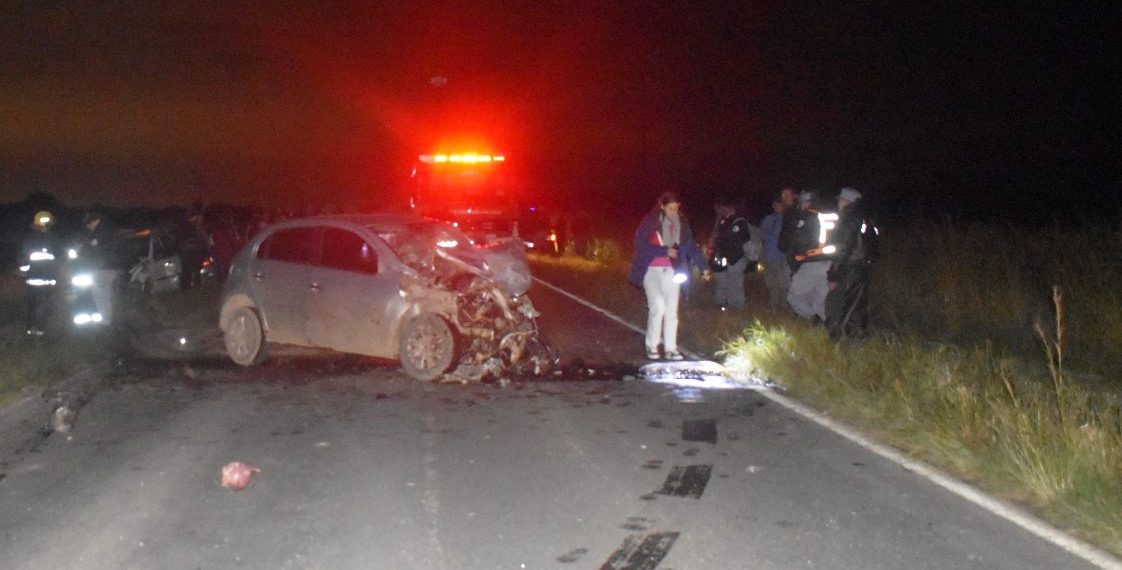 Un choque frontal entre dos autos en la ruta 86 dejó como saldo una víctima fatal