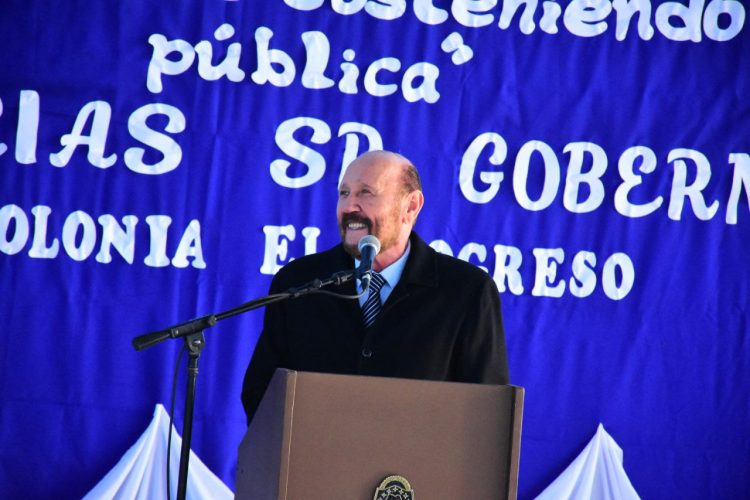 Insfrán en campaña: pidió votar “boleta azul completa” y tildó de “represor” al Gobierno nacional