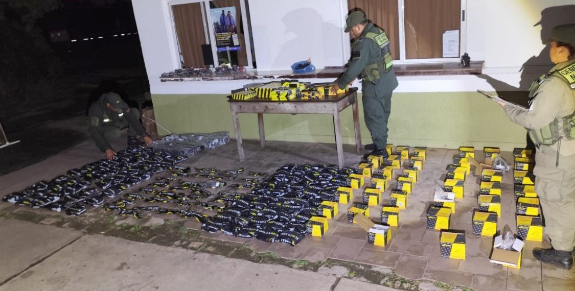 En tres procedimientos, GN secuestró mercadería de contrabando valuada en casi 30 millones de pesos