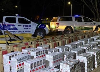 Chaco: Interceptan a la vera del río Bermejo 39.650 atados de cigarrillos de contrabando