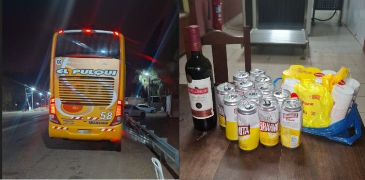 Revuelo en un colectivo de larga distancia por una pasajera ebria, causó reacciones e intervino la Policía