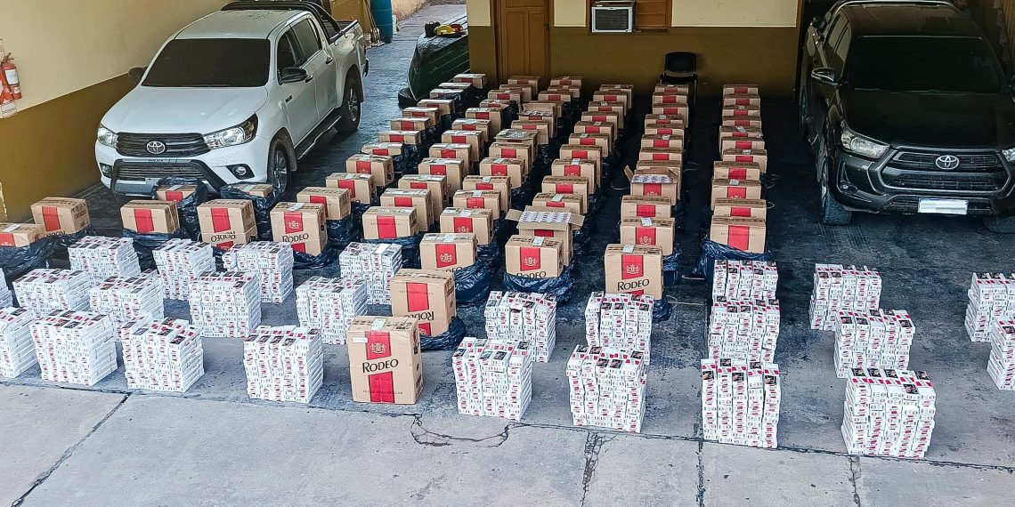 Golpe a una banda dedicada al contrabando: Secuestraron cigarrillos y dos camionetas 4×4 valuados en más de 217 millones de pesos