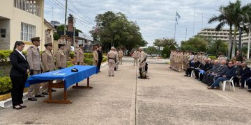 Emotiva despedida a “Mía”, la perra antinarcóticos de Prefectura que se retiró tras 13 años de servicio