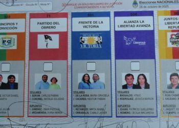 Se presentó la boleta única de papel definitiva para las elecciones nacionales de octubre próximo