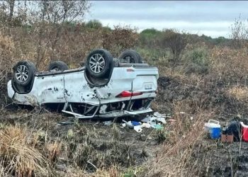 Violento vuelco de la camioneta de la senadora nacional por Formosa María Teresa González: no sufrió lesiones de gravedad