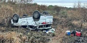 Violento vuelco de la camioneta de la senadora nacional por Formosa María Teresa González: no sufrió lesiones de gravedad