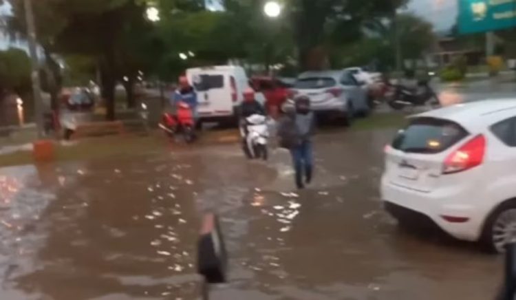 Fuerte temporal dejó destrozos, calles inundadas y cortes de luz por caída de postes