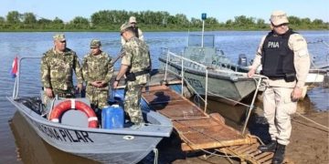 Prefectura y Armada Paraguaya encontraron el cuerpo del hombre que cayó al río Paraguay