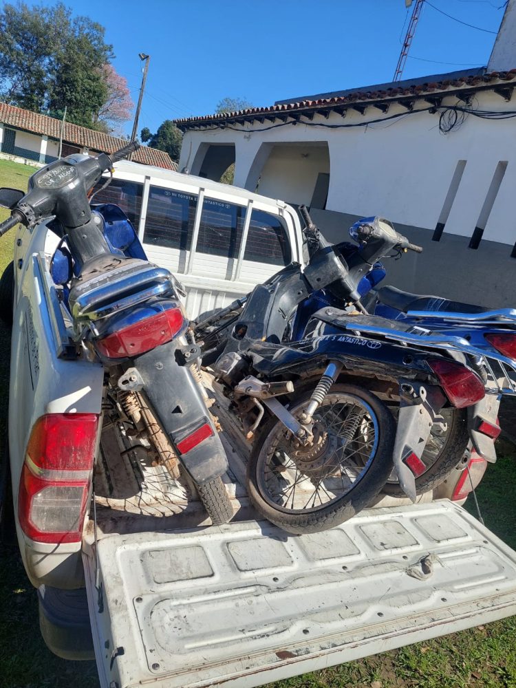 Motos robadas en Formosa que terminaron en Alberdi vuelven gracias a cooperación internacional