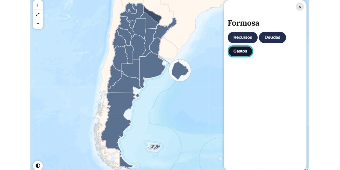El Ministerio de Economía publicó el mapa fiscal de las provincias: ¿cómo está Formosa en gastos, recursos y deuda?
