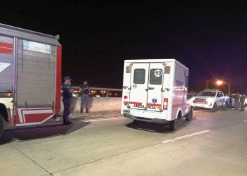 Un hombre intentó tirarse al vacío desde el puente elevado