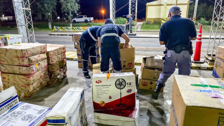 Tour de compras sin papeles: le secuestraron mercaderías por un monto superior a los 7 millones de pesos