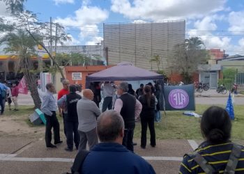 La Asociación Judicial Formosa volvió a parar y se concentró frente al Superior Tribunal de Justicia