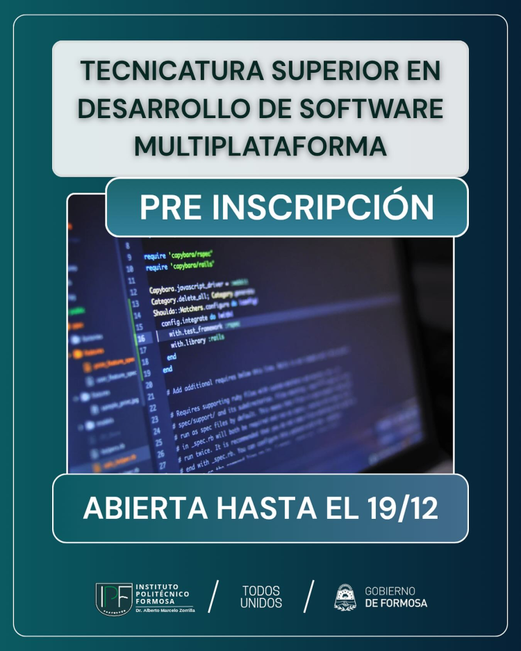 Arrancaron las preinscripciones para las carreras del IPF