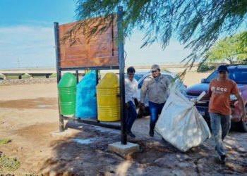 Contenedores ecológicos instalados en el bañado La Estrella ya muestran resultados