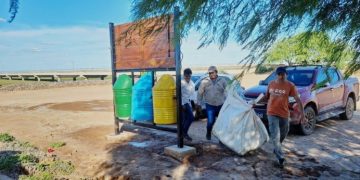 Contenedores ecológicos instalados en el bañado La Estrella ya muestran resultados