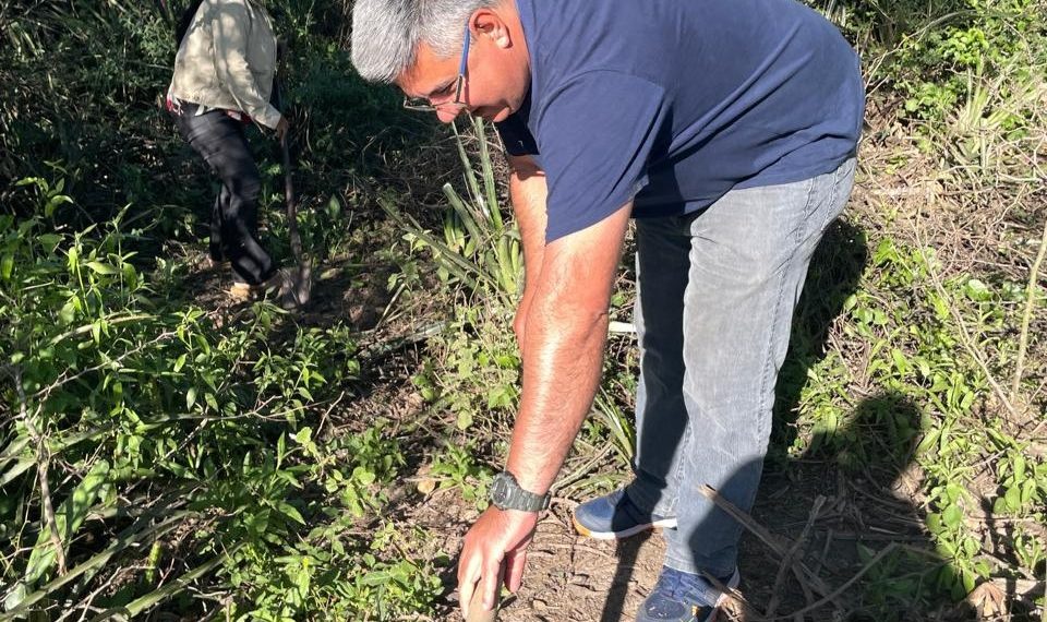 Vecinos del barrio Gurrieri continúan impulsando la huerta comunitaria del espacio de acompañamiento