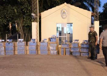 Gendarmes incautaron 44.500 atados de cigarrillos de origen extranjero valuados en más de 74.000.000 pesos