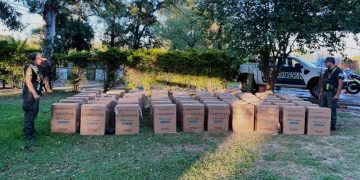 Inspeccionaban encomiendas y hallaron 35.000 atados de cigarrillos de origen extranjero y más de 3 kilos de marihuana
