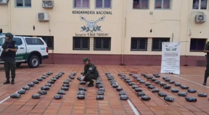 Gendarmería incautó más de 104 kilos de marihuana en dos operativos