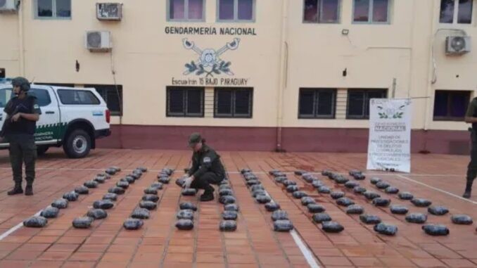 Gendarmería incautó más de 104 kilos de marihuana en dos operativos