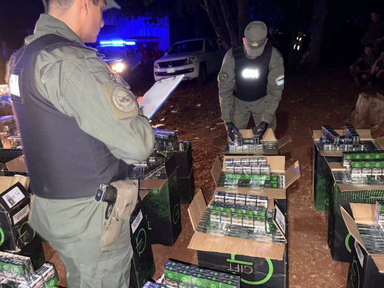 Duro golpe de Gendarmería a una banda dedicada al contrabando en Misiones